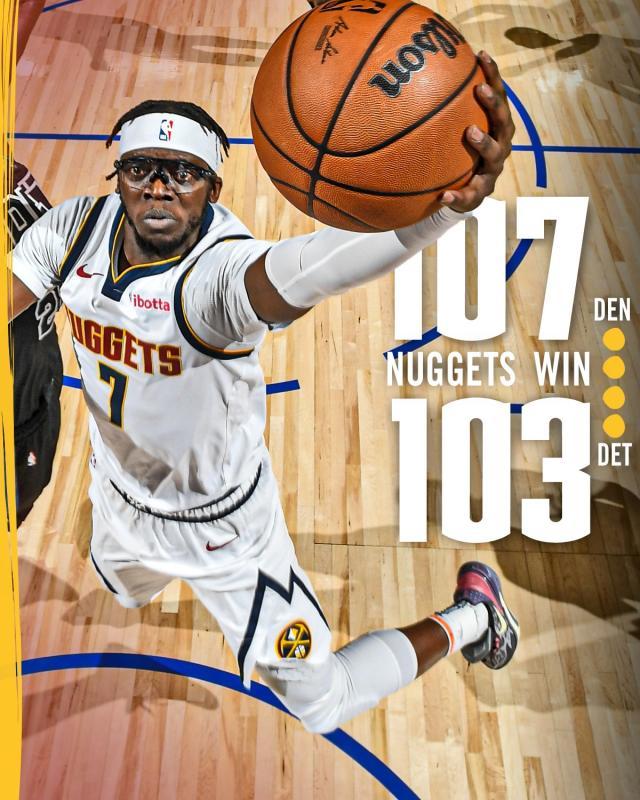 Crowns Sports-约基奇马龙半场被驱逐 掘金狂吃5T仍送活塞12连败